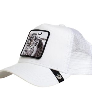 Goorin Bros The weißer Tiger neuer weißer Trucker Hut 101-0392-whi