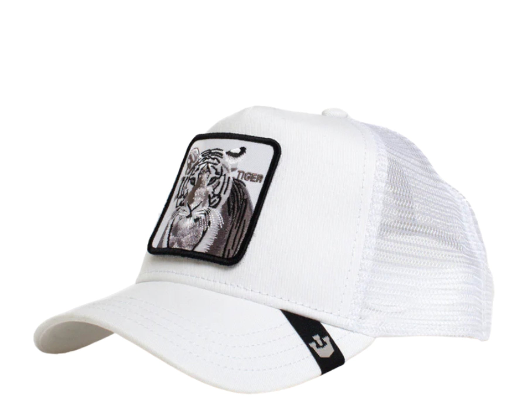 Goorin Bros der weiße Tiger neue weiße Trucker Hut 101-0392-WHI