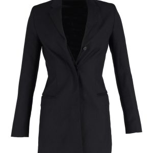 Acne Studios Lange Jacke aus Baumwolle in Schwarz