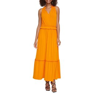 Tiered langes Maxikleid