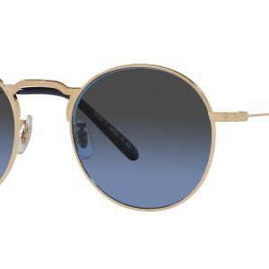 Oliver Peoples Herren 49mm Gold Sonnenbrille