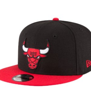 New Era 9Fifty NBA Chicago Bulls 2-Tone schwarz/rot Snapback Hut 70557027