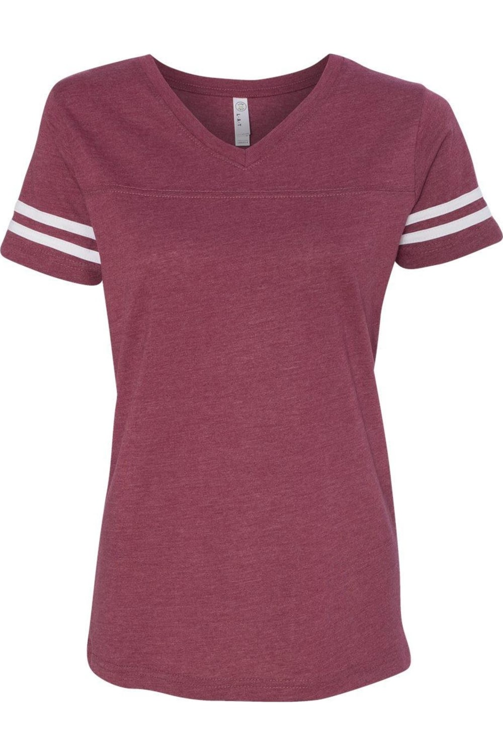LAT Damen Fußball V-Ausschnitt Fein Jersey T-Shirt