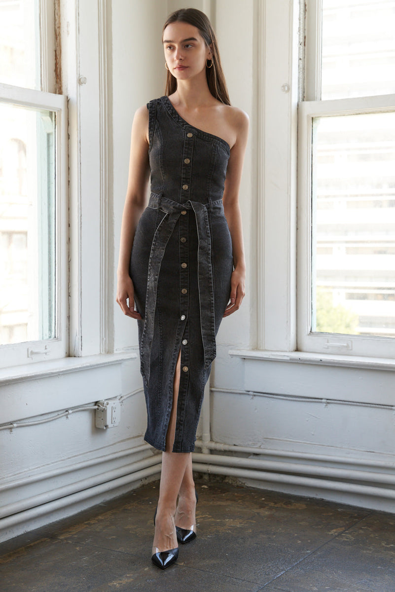 ÜBER Denim MIDI Kleid