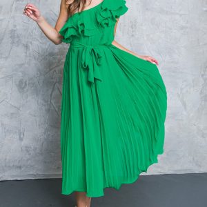 SUN-KISSED STYLE Gewebtes Midikleid