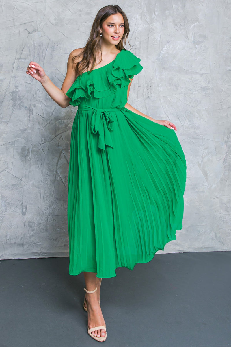 SUN-KISSED STYLE gewebt MIDI Kleid
