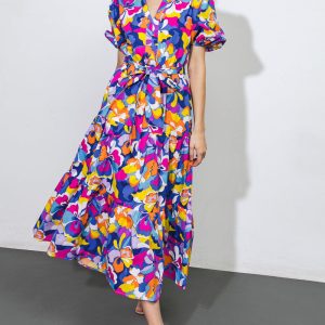 LOVE IN YOUR LIFE POPLIN Midikleid