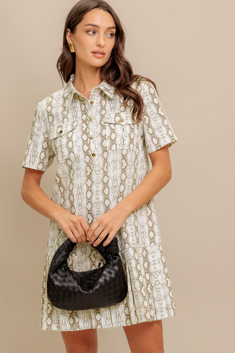 CHIC PYTHON MINI Kleid