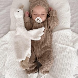 Luna + Luca Baby Bär Overall – Eichel