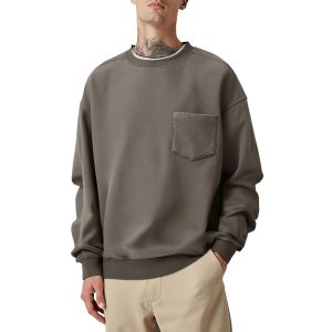 Übergroßes Fleece Sweatshirt