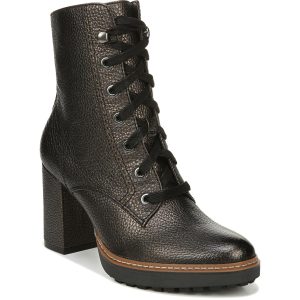 Callie Leder-Reißverschluss-Mittelstiefel