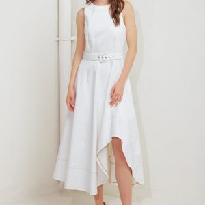 POET’S MUSE Gewebtes Midikleid