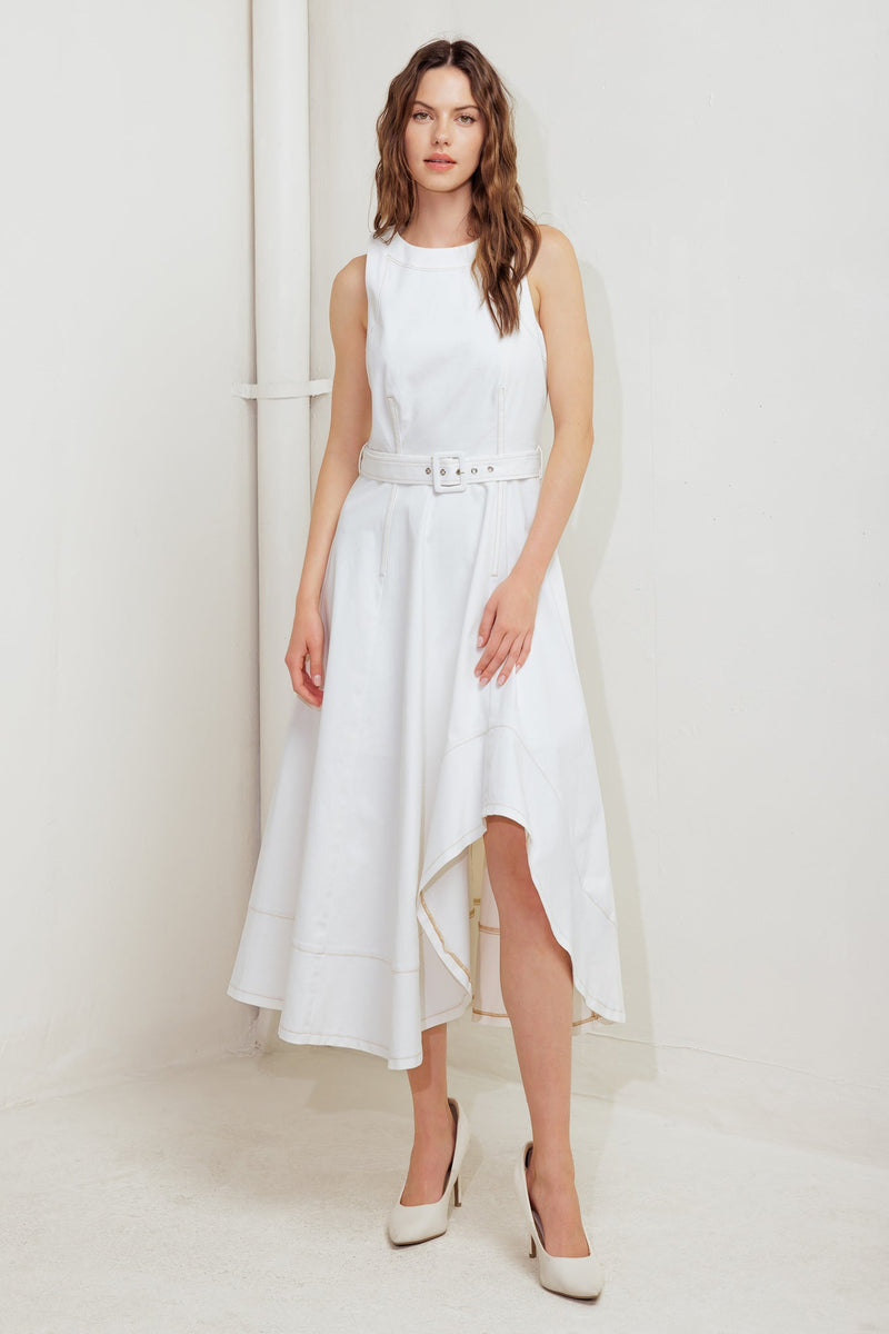 POET'S MUSE gewebt MIDI Kleid