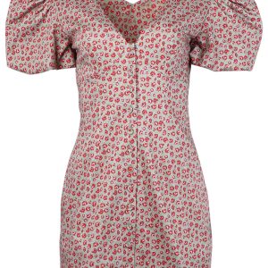 Pedra Bonita Kleid rosa Druck