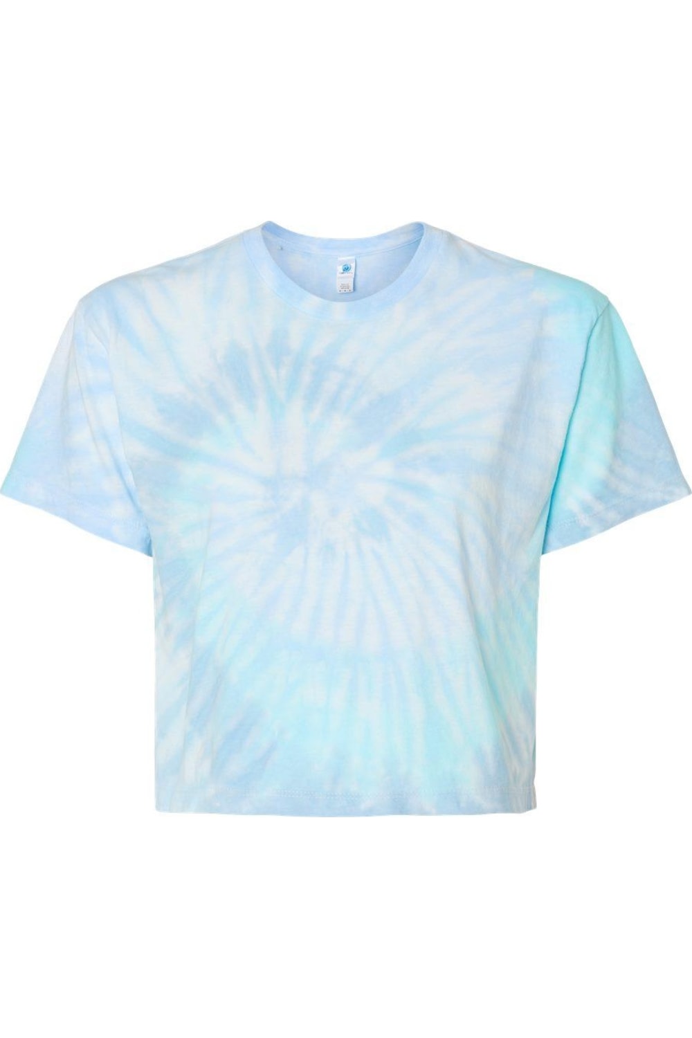 Colortone Damen Krawattengefärbtes Crop T-Shirt