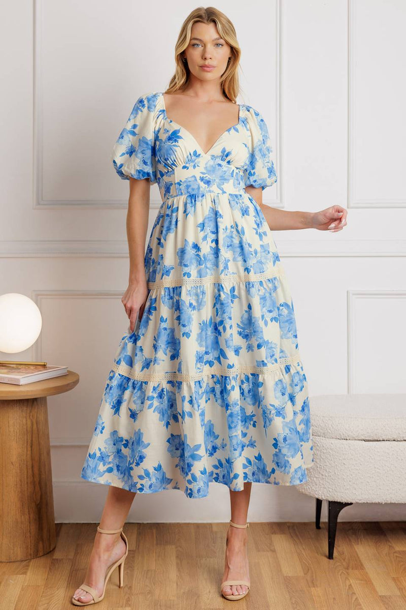 DURCH DEN FOG gewebt MIDI Kleid