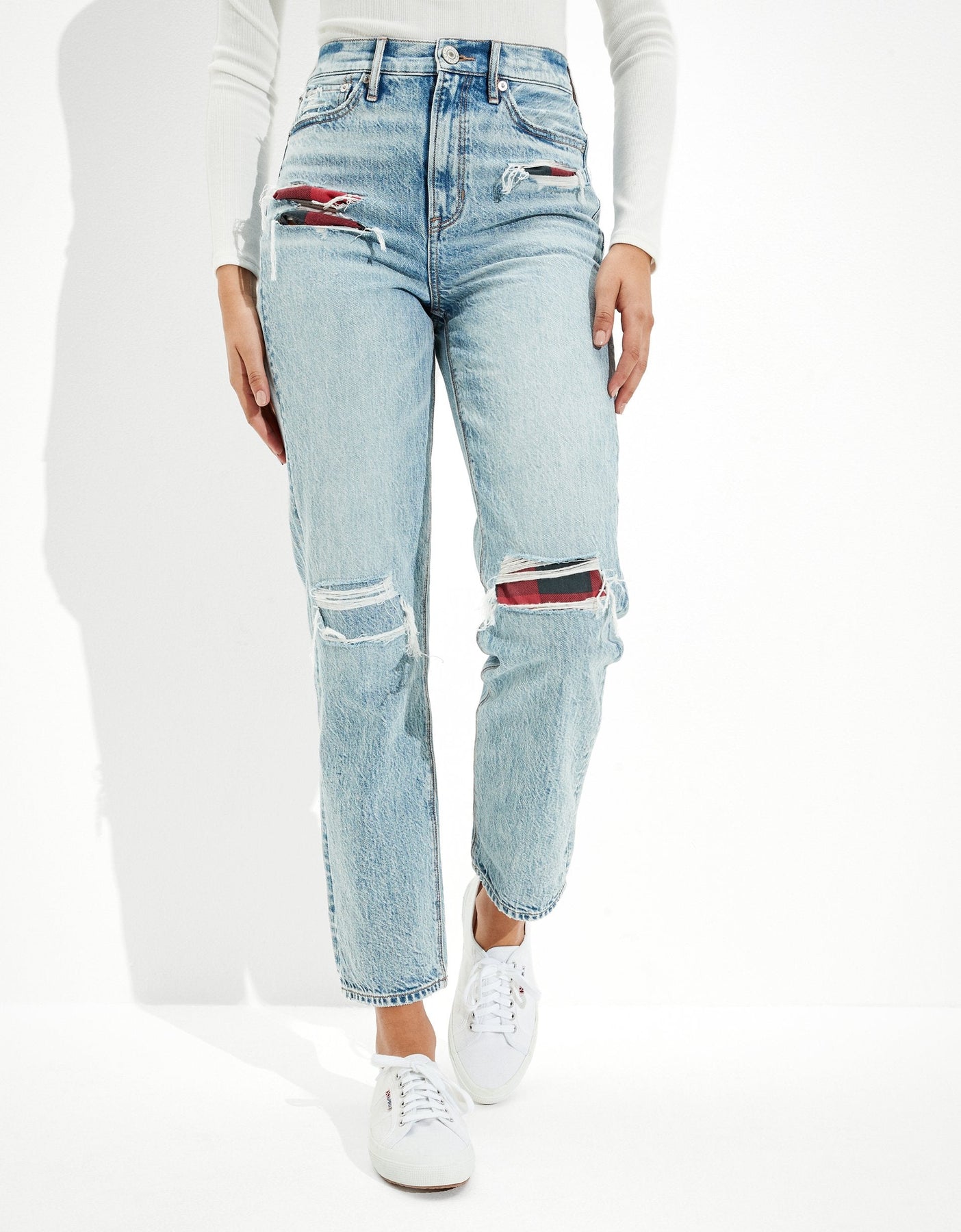 AE zerrissen höchste Taille '90er Jahre Freund Jean