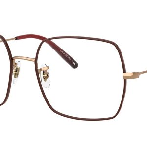 Oliver Peoples Damen 54mm Roségold Burgund Optik