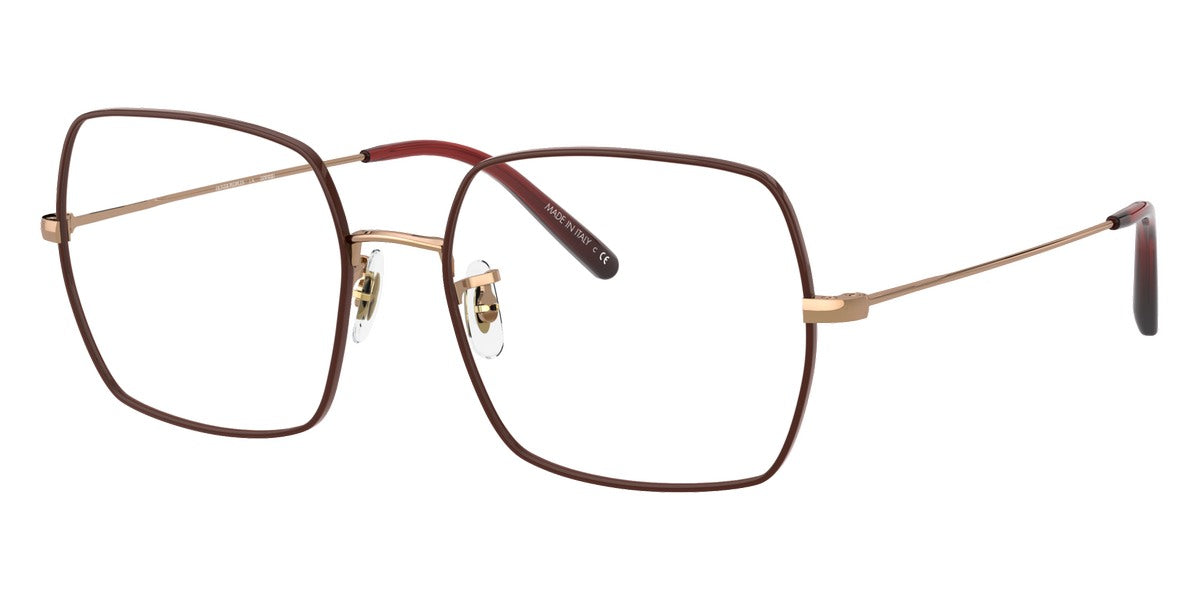 Oliver Peoples Damen 54mm Roségold Burgunder Optik