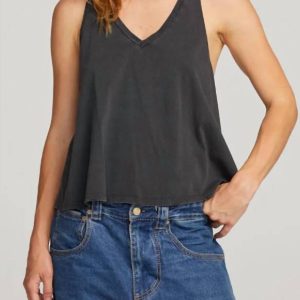 Carmel-Tanktop in Lakritze