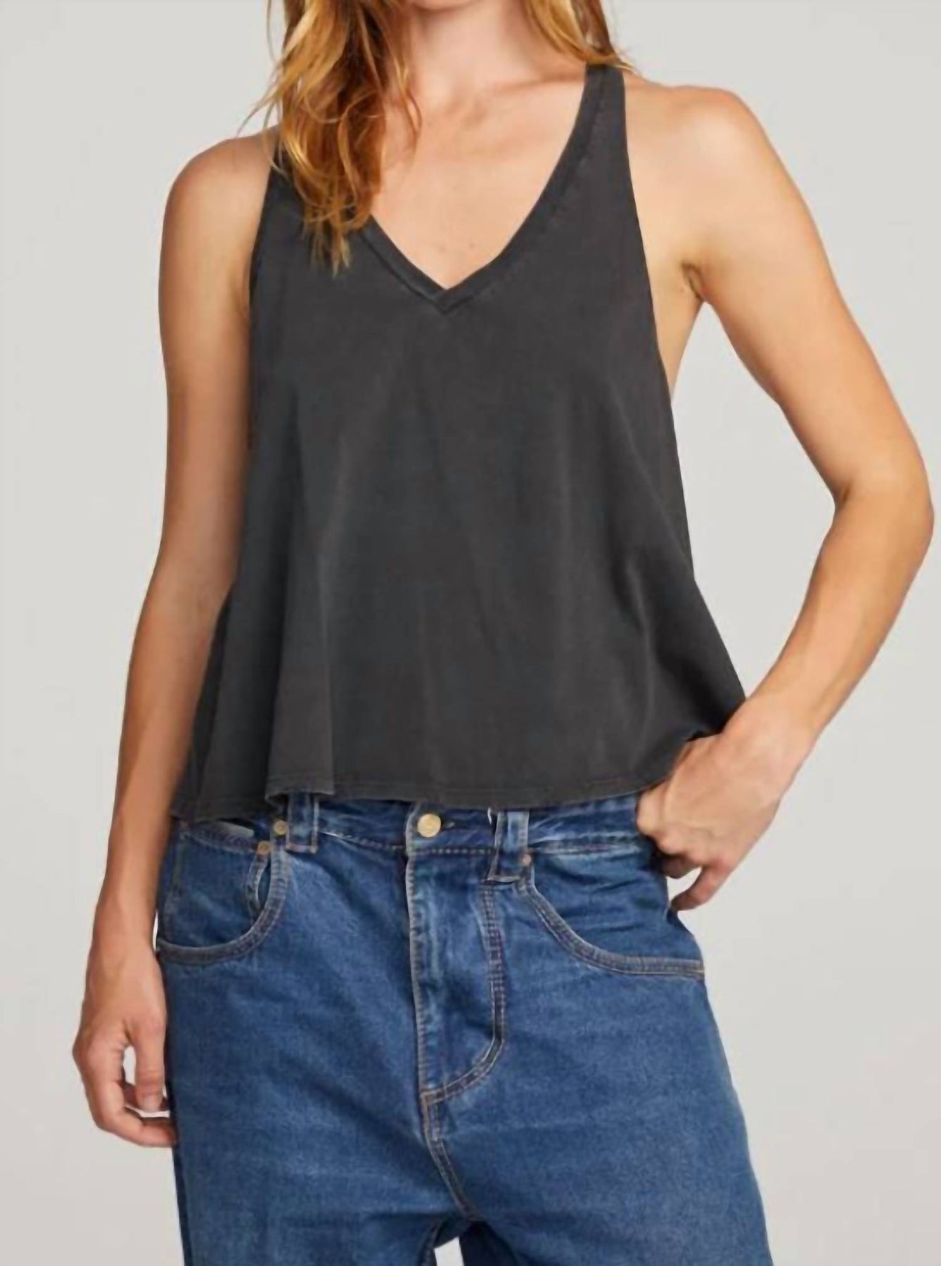Carmel-Tanktop in Lakritze