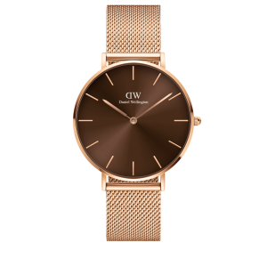 Daniel Wellington Damen Petite Amber 36mm Quarzuhr