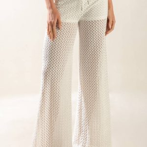 PRESENCE OF LOVE SEMI SHEER Strickhosen