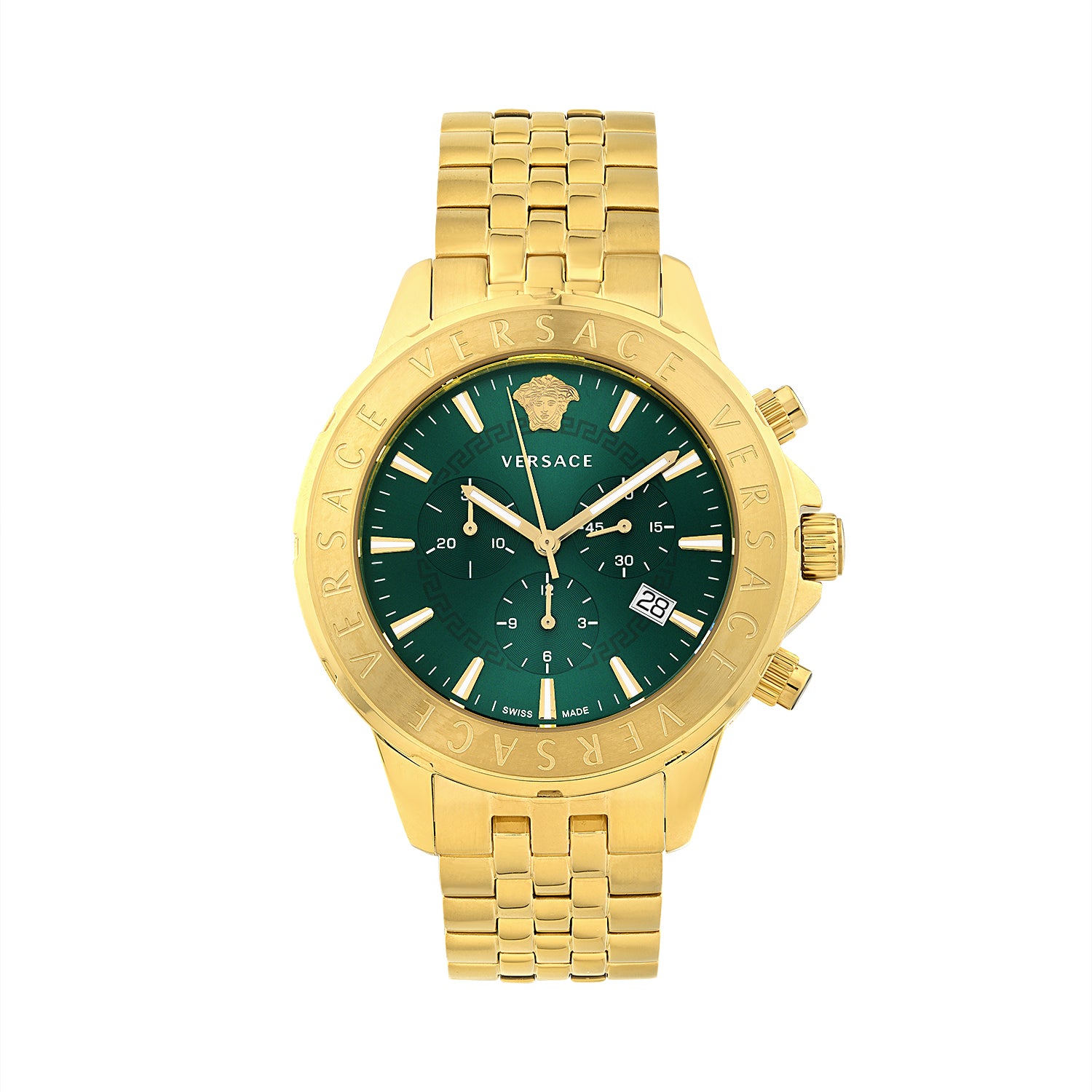 Versace Herren Signature 44mm Quarzuhr
