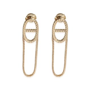 Hermès Chaine d’ancre Danae Ohrringe in 18K Gelbgold 7748934533180