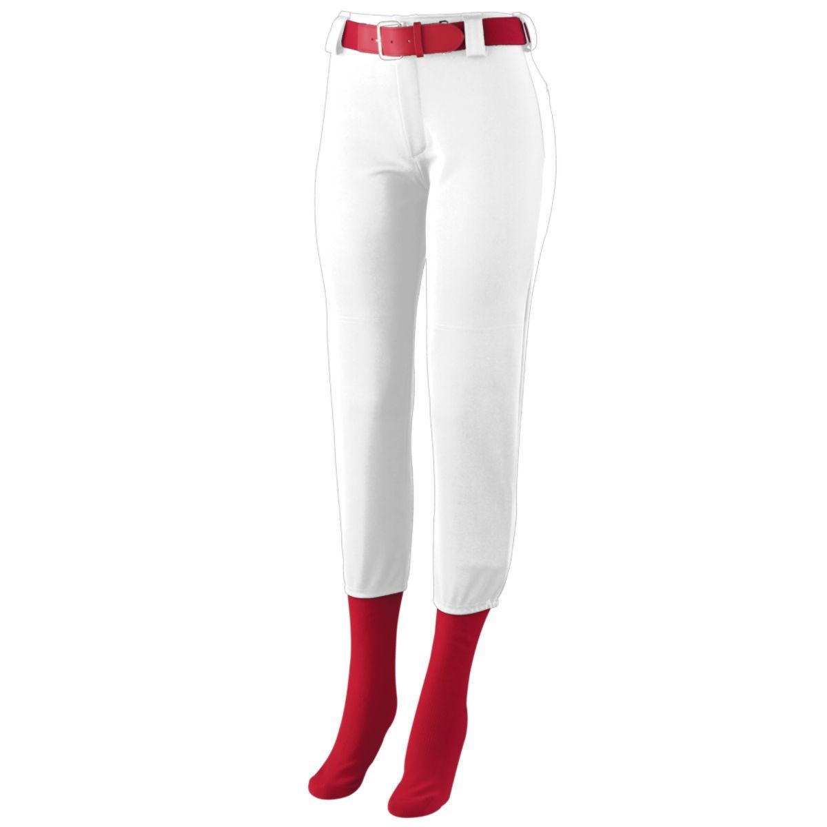 Augusta Damen-Homerun-Softballhose mit niedrigem Bund