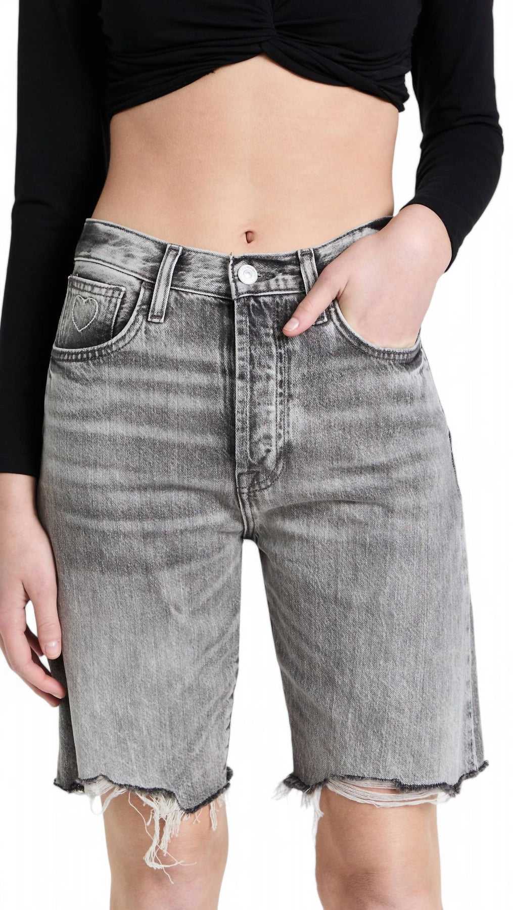 Easy James Bermuda Shorts in Schwarz
