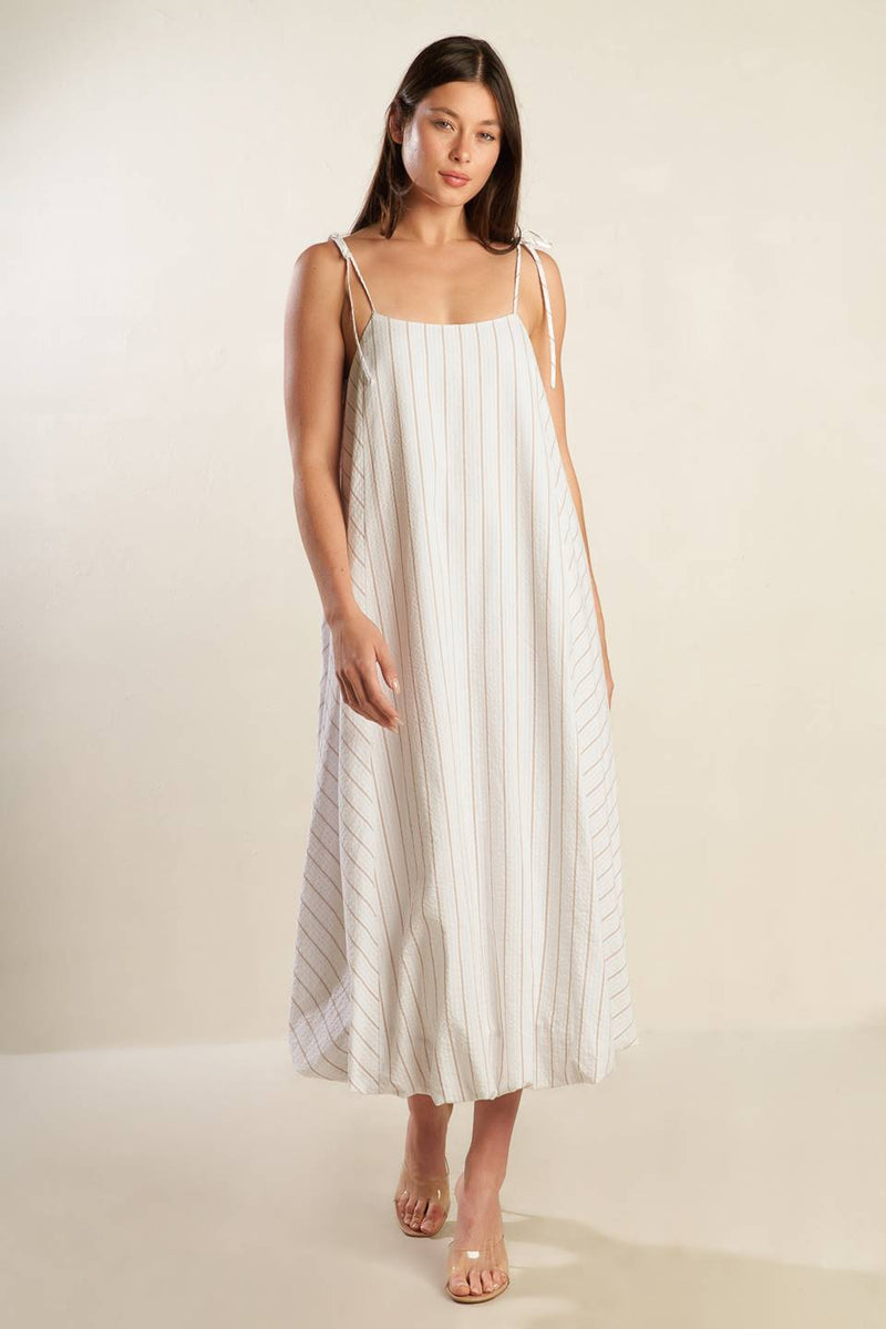 NUR WONDERENDE gewebt MIDI Kleid