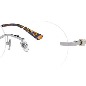 Tory Burch Damen 52mm glänzende Silber Optik