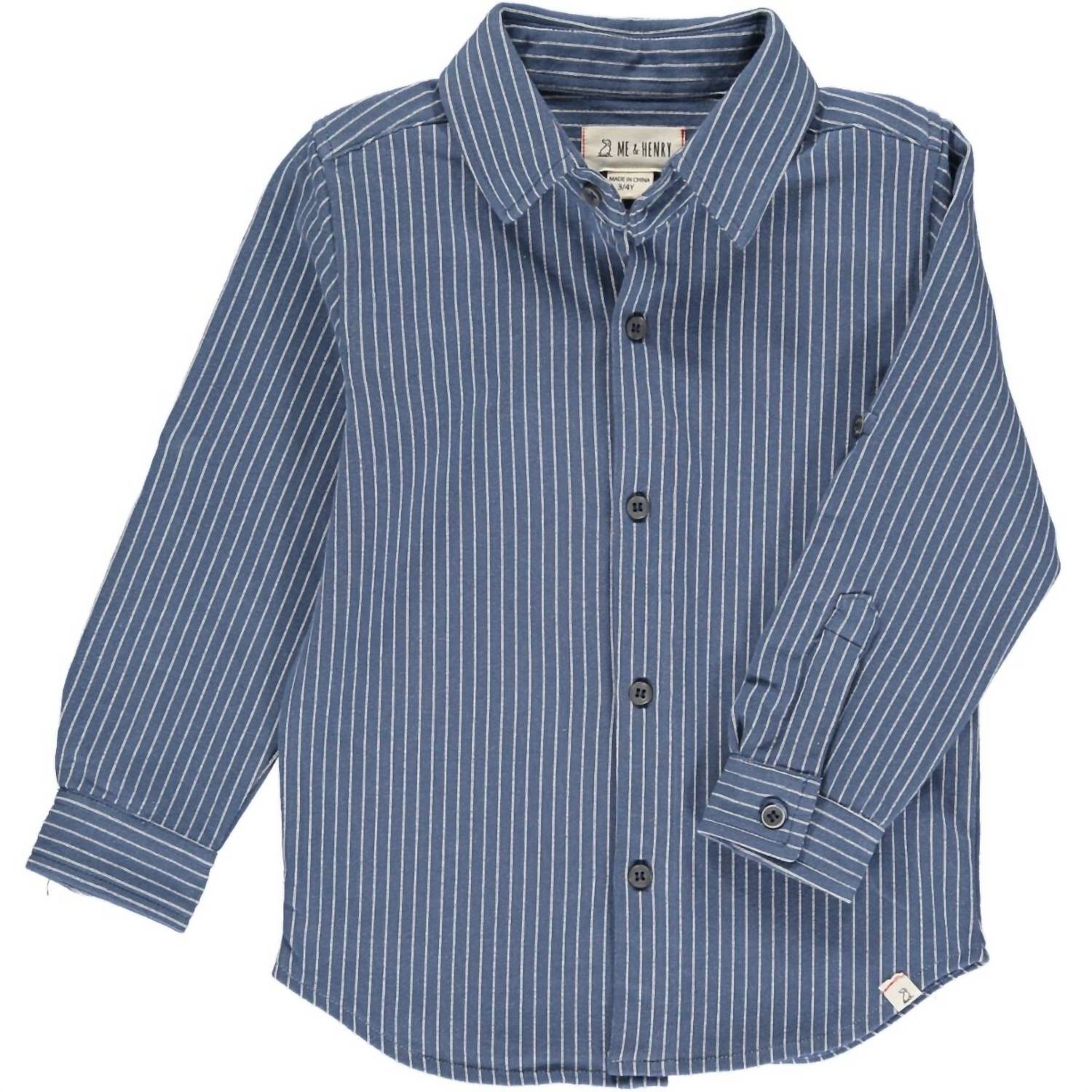 Jungen Jersey Strick mit Knopfleiste Hemd in Blau