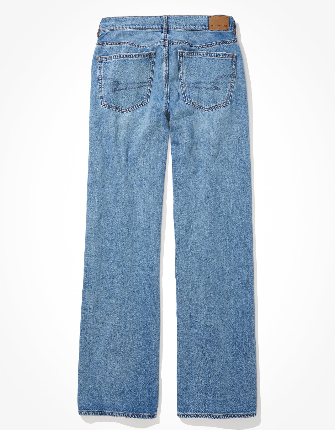 AE niedriger Bund Baggy Weithals-Jeans