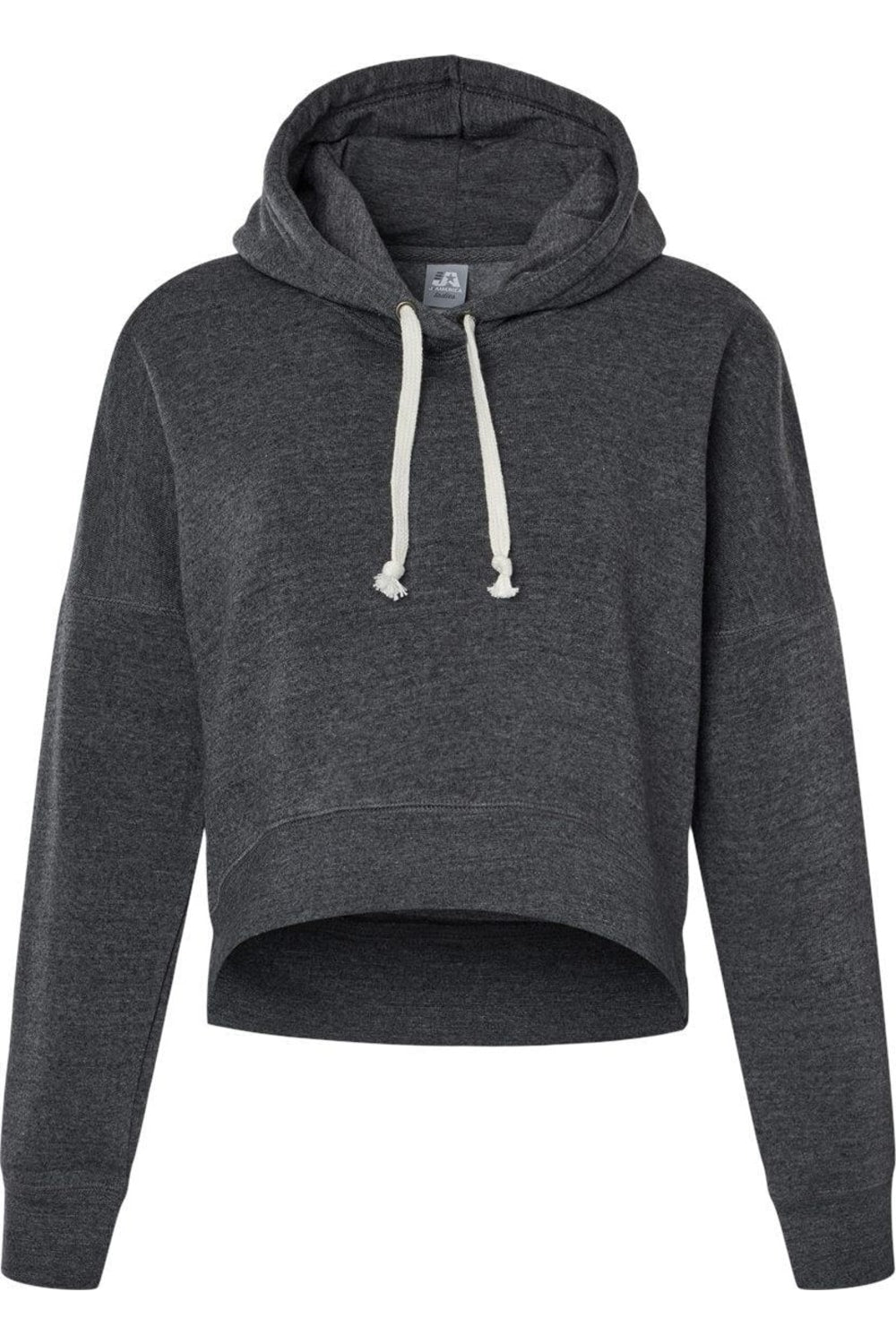 J. America Damen Crop mit Kapuze Sweatshirt