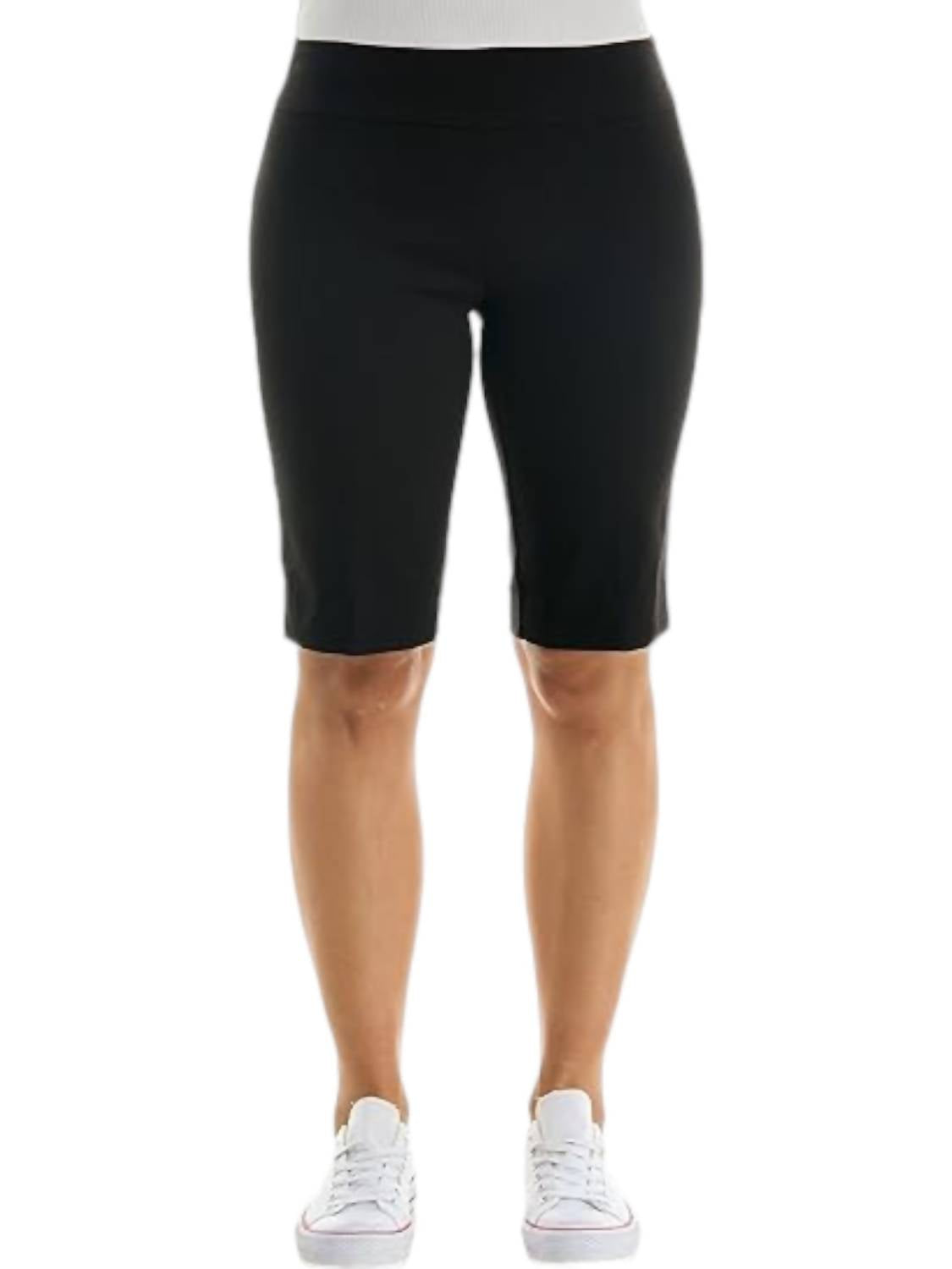 Pull On Millennium Bermuda Shorts in Schwarz
