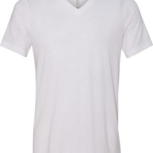BELLA + CANVAS Triblend V-Ausschnitt Kurzarm Tee 7824361291836