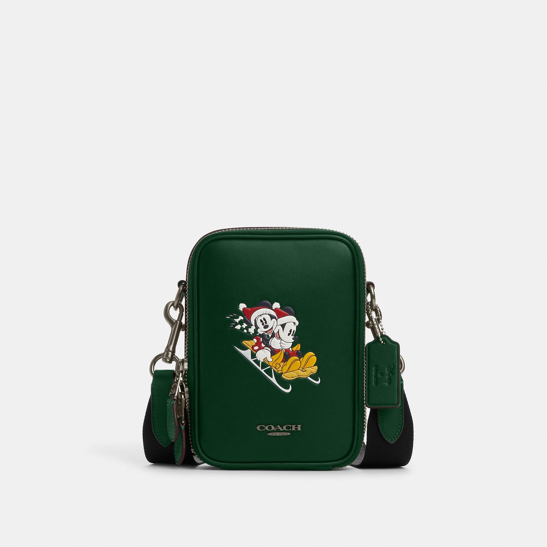 Coach Outlet Disney X Coach Stanton Crossbody mit Wintermotiv