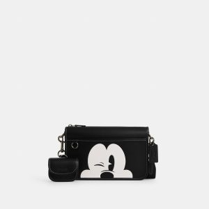 Coach outlet disney x Coach heritage cabrio crossbody mit zwinken mickey maus