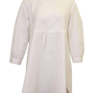 Kinder Tunnelzug Taille Kleid in weiß