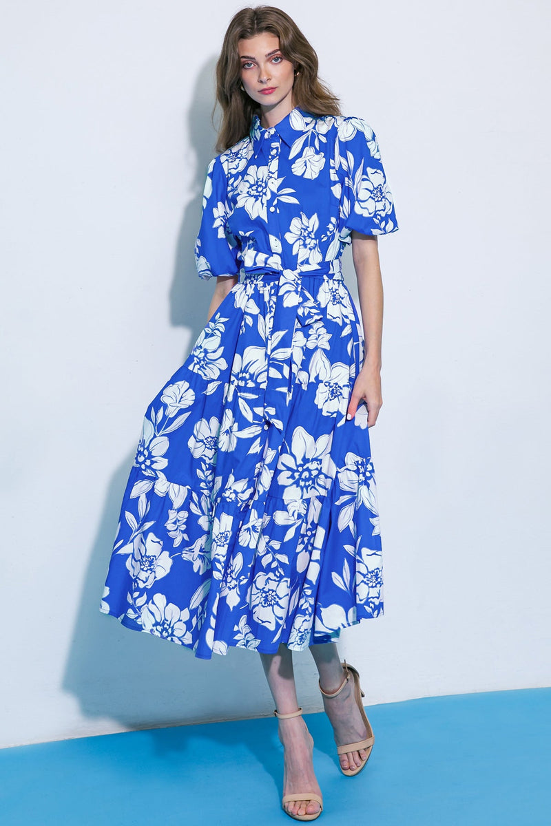FINDEN SIE IHRE ZWECKE gewebt MIDI Kleid