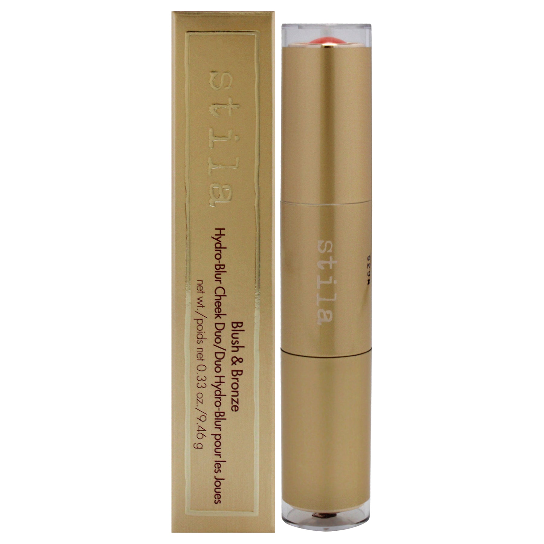 Altrosa und Bronze Hydro Blur Cheek Duo – Papaya und Hellbraun von Stila für Damen – 0.33 oz Make-up