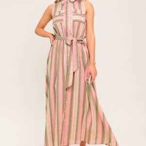 WIND AUF MEINEM SKIN gewebt MIDI Kleid