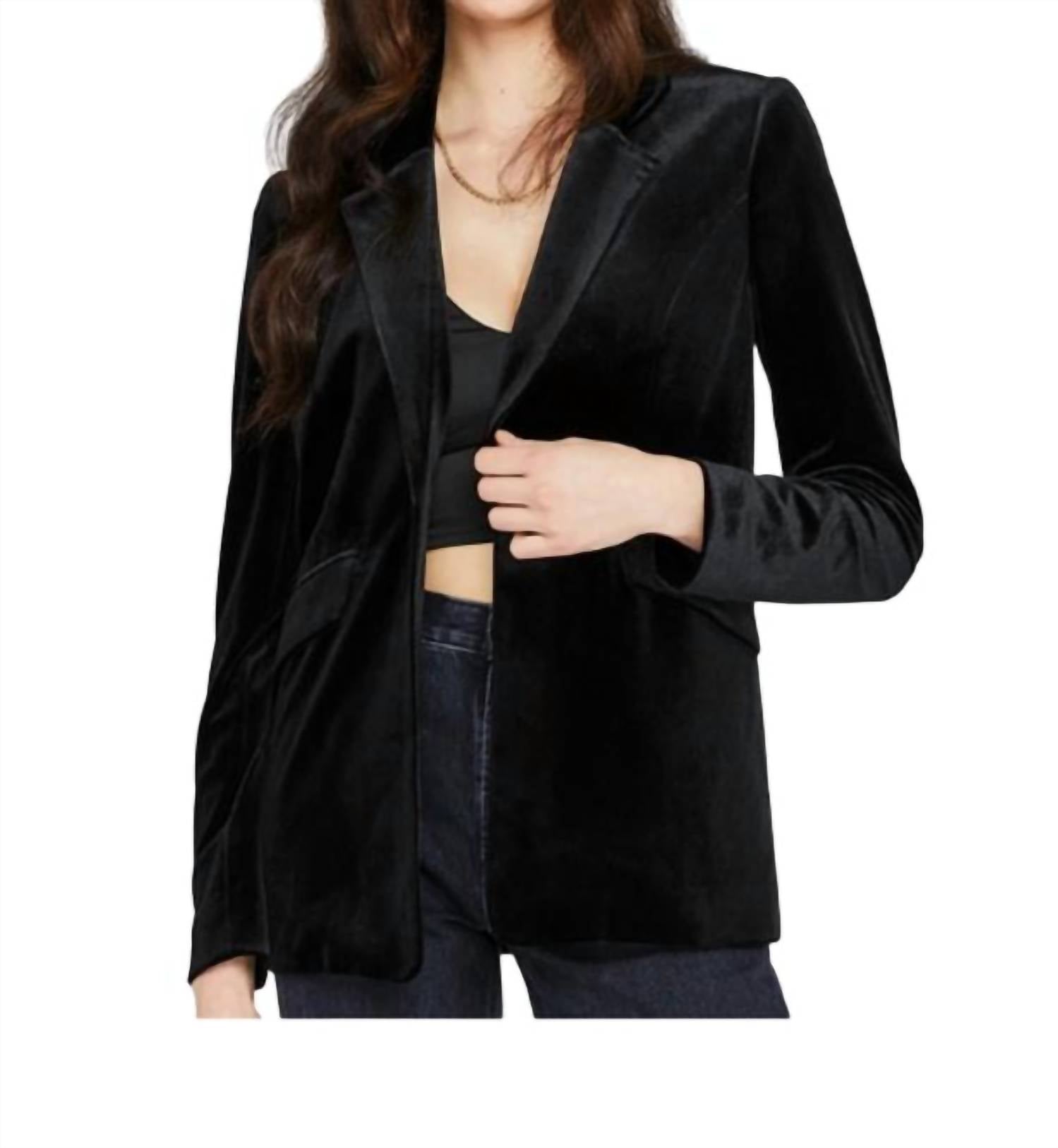 Candace Blazer in Schwarz