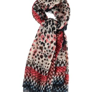 Temperley London Schmetterling fleckigen Schal in mehrfarbiger Seide