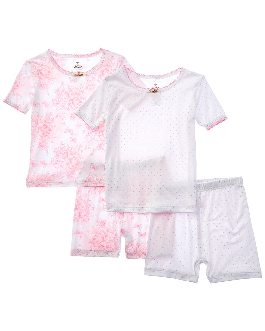Tutu Couture En Pointe 4 Stück kurze Pyjama-Set