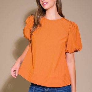 CAROLINA FOREST gewebte Oberteil