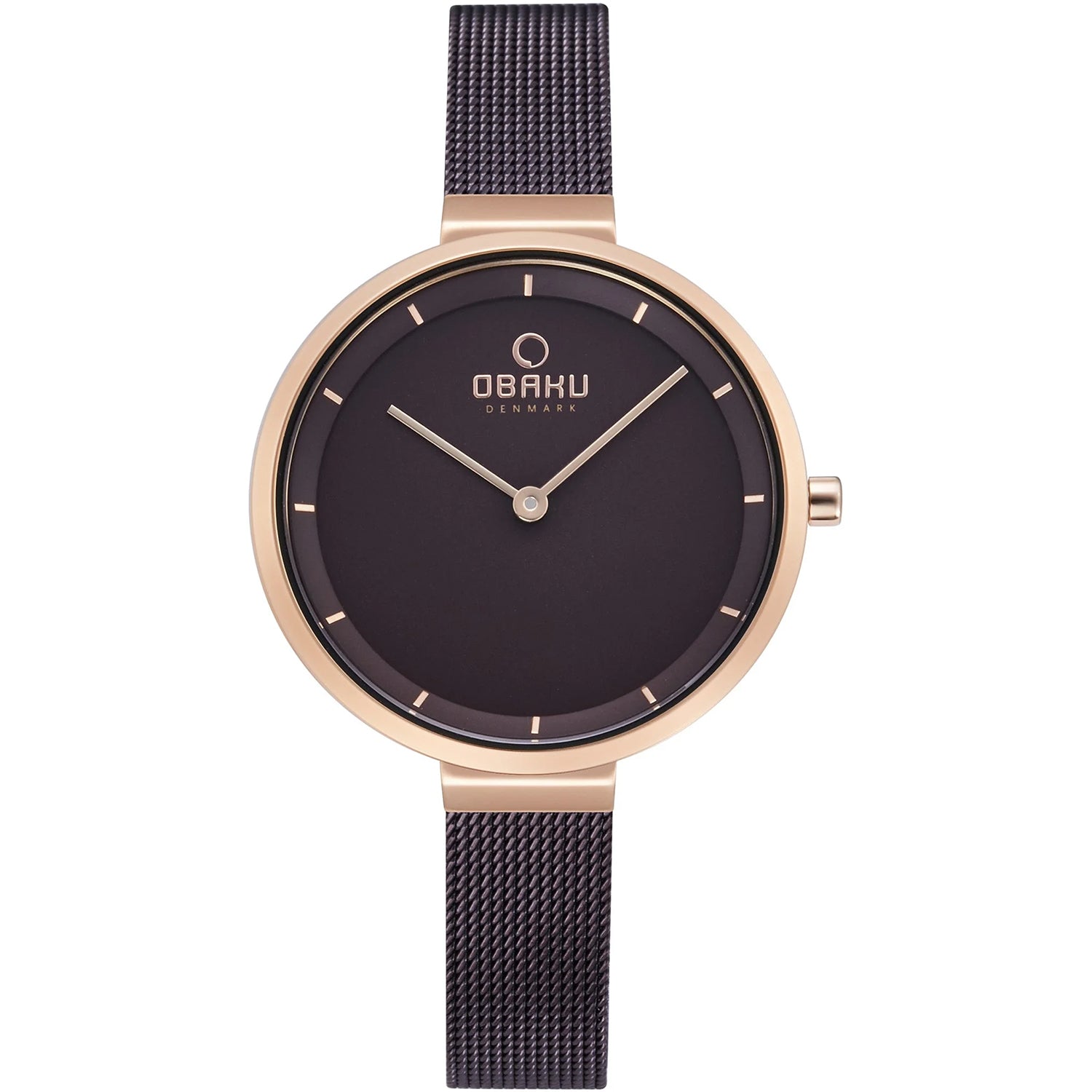 Obaku Damen Walnuss Grau Dial Uhr