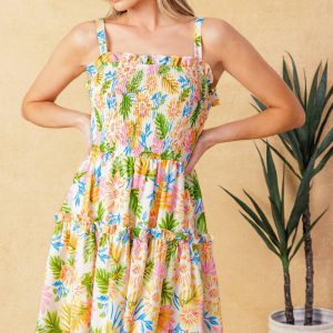 SECRET CRUSH gewebtes Minikleid
